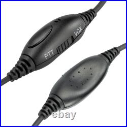 10PC Pro-Style Single Muff Two Way Radio Headphone PTT for Bearcom BC200U BC200V