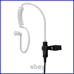10X 2-Way Radio Earpiece with Clear Tube and PTT for Security for Motorla CP200D