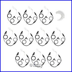 10X Police Clear Acoustic Tube 2-Wire Earpiece for Kenwood TK-290 TK-390 Radio