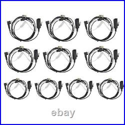 10 2-wire Earpiece Headset fits For CP200 CP185 CP140 CP125 CP110 CP100 Radios