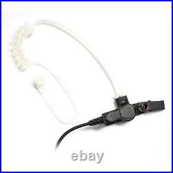 10-PACK FBI Style Acoustic Clear Tube PTT Earpiece for Motorola XPR3300e XPR3500