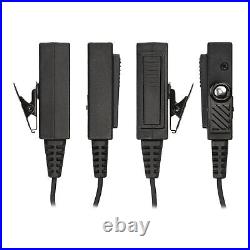 10 pcs Adjustable Flex 2-Wire Earpiece Lapel PTT for Motorola CP200 CP200D SP50