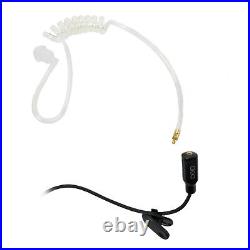 10xAcoustic Tube PTT Earpiece (2-Wire) for Hytera Radios PD602G, PD60X, X1e, Z1p