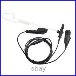 10x Acoustic Tube 2-Wire PTT Earpiece for Hytera Radio PD700 PT560 PD792EX PD982