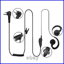 2-Pin PTT Swivel Earpiece For CLS1110 CLS1410 CP200 CP200d CP150 CP185 Radio 100