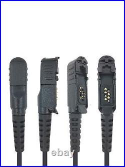 5x Acoustic (2-Wire) PTT Earpiece for Motorola Radios DEP570 XPR3500 MTP3550