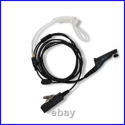 5x Acoustic PTT 2-Wire Earpiece for Motorola Radios MTP850S APX4000 XPR7550