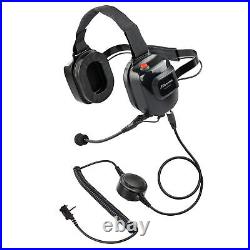 Arrowmax AHDH0135-BK-Y3 Big Headphone for Motorola Vertex EVX-261 VX-231 VX-132
