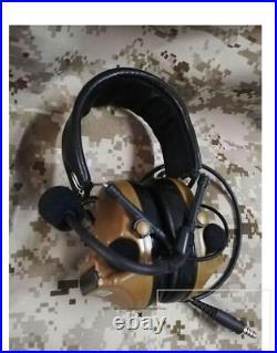 C3 Comtac-III Noise Reduction Headset Military Tactical Headphone For TCA Radio