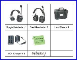 CAME-TV KUMINIK8 Duplex Digital Wireless Headset 450M Single Ear 3 Pack -EU
