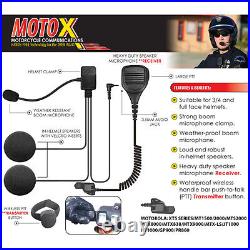 Earphone Connection MOTOX Motorcycle Headset For Motorola XTS Series Radios