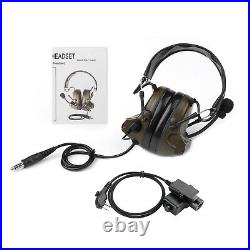 For Hytera TC-610 618 TD500 TD510 TD520 6-Pin U94 PTT Z Tactical H50 Headset US