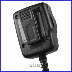 Heavy Duty Lapel IP67 Speaker Mic with 3.5mm Jack for Motorola EF Johnson Radios