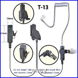 Lot 10 2-wire PTT Mic Earpiece For XTS3000 XTS5000 XTS2500 HT1000 Handheld Radio