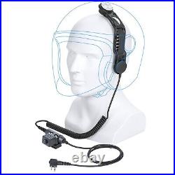 Motorcycle Conduction Headset with U94 PTT for Motorola GP-88GP-2000 YEASU Radio