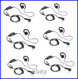 Motorola HKLN4604 Swivel Two Way Radio Earpieces for CLS1410 CLS1110 QTY 6