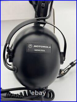 Motorola Radio Medium Weight Dual Muff Noise Cancelling Headset Nmn6258 NMN6258A