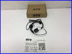 NEW RTS PH-44 Dual Sided Intercom Headset With 4pin Connector