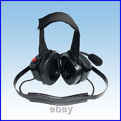 Noise Canceling Headset with PTT Mic for Motorola Radios APX900, MTP850S, XPR7500