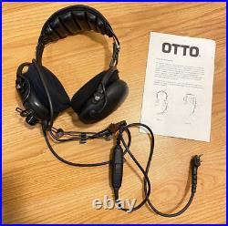 OTTO Noise Cancelling Headset for 2-way Radio with Push-in Talk Switch