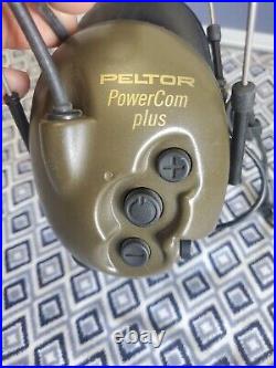 Peltor PowerCom PLUS MT53H7A4610-GN Two-Way Radio Headset Fully Functional