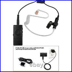 Pryme BTH-300-KIT2 BT Mic with Recon Clear Tube Earphone for Radios + Cell Phones