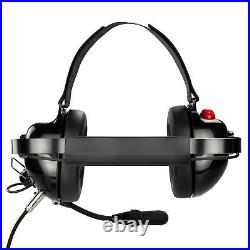 Two Way Radio Headphone with Noise Cancelling for Motorola HT1000 MT1500 MT2000