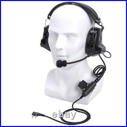 U94 PTT Tactical Headset Noise Reduction for Walkie Talkie Icom V8 V80 V82 Radio