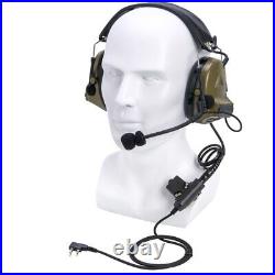 U94 PTT Tactical Headset Noise Reduction for Walkie Talkie Icom V8 V80 V82 Radio