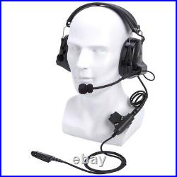 U94 PTT Tactical Headset Noise Reduction shooting for Motorola GP140 GP320 Radio