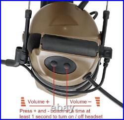 US Comtac III Headset Noise Reduction Headset For TCA PRC148 152 MBITR