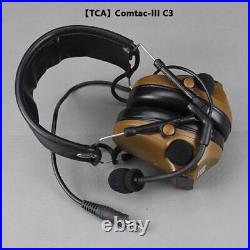 US Fast Ship! PELTOR Comtac III Noise Reduction Headset For TCA PRC148 152 MBITR