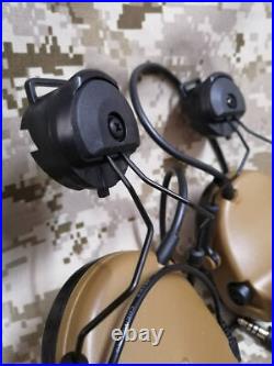 US TCA Comtac III Headset Military Earphone Fast Helmet Version For 152 Radio