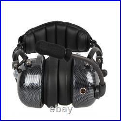 Walkie Talkie Headphone Noise Cancelling Headset For Motorola EP450 GP300 GP88