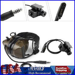 Z Tactical H50 Headset 6-Pin U94 PTT For Hytera HYT PD662 PD665 PD680 X1E X1P