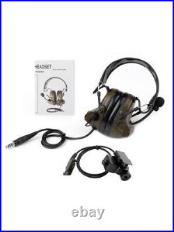 Z Tactical H50 Headset 6-Pin U94 PTT For Hytera HYT PD662 PD665 PD680 X1E X1P