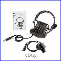 Z Tactical H50 Headset 6-Pin U94 PTT For Hytera HYT PD662 PD665 PD680 X1E X1P